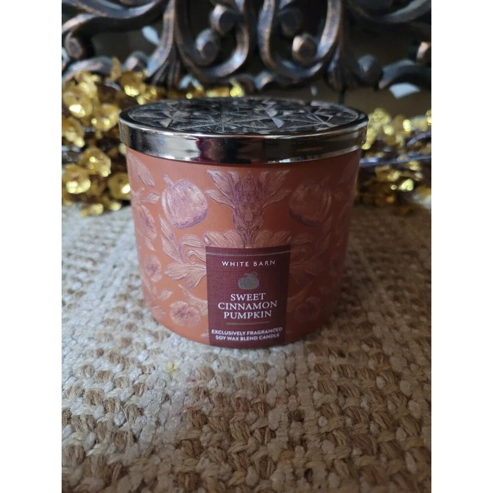 Sweet Cinnamon Pumpkin - Bath and Body Works 3-wick Candle - Picture 1 of 3